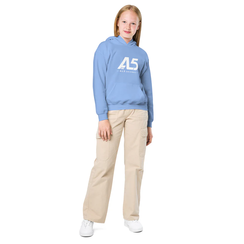 AL5 Originals Youth Heavy Blend Hoodie Blue